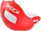 واقي الشفاه/الفم Shock Doctor Max Airflow 2.0. واقي فم لكرة القدم 3500. مناسب للشباب والكبار بمقاس واحد يناسب الجميع. قطعة فم واسعة الفتحة وجيدة التهوية. يتضمن حزامًا للخوذة.