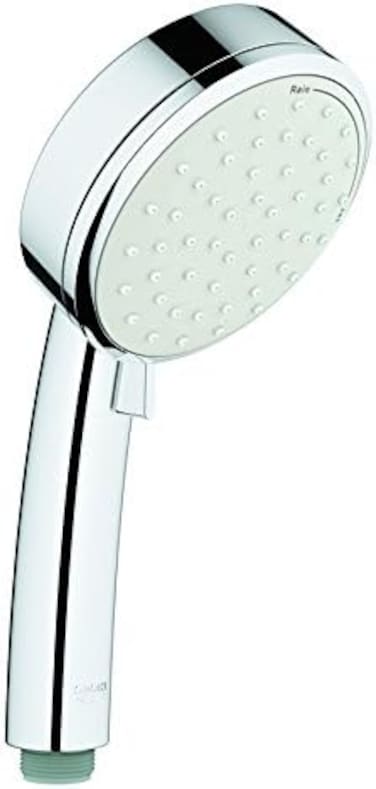 دش يدوي Grohe 26046002 Tempesta Cosmopolitan 100، معدل تدفق 1.75 جالون في الدقيقة، بنمط رش مزدوج، لون كروم لامع