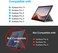 TOMSENN Surface Pro Type Cover, Portable Wireless Bluetooth Keyboard with Touchpad, 7-Color LED Backlit and Built-in Rechargeable Battery (LED Backlit