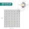 BTF-LIGHTING SK6812(WS2812BRGBW LED Chips 100PCS RGBNatual White Individually Addressable 5050SMD Module Pixels Light DC5V White PCB Chasing Dream Color for Christmas(No Adapter or Controller