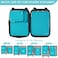 Gonex Compression Packing Cubes, 4pcs Expandable Storage Travel Luggage Bags Organizers (Blue