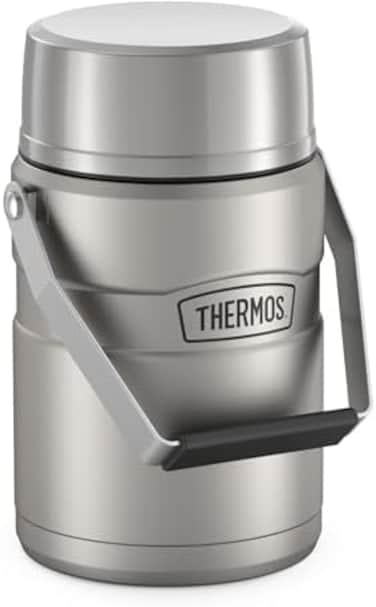 Thermos Stainless King 47 Ounce Vacuum Insulated Food Jar with 2 Inserts 47 oz. SK3030MSTRI4