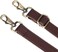 JAKAGO 140cm Universal Replacement PU Leather Shoulder Strap Adjustable Bag Strap with Metal Swivel Hooks for Crossbody Bag Briefcase Messenger Bag DIY Purse Making (Brown