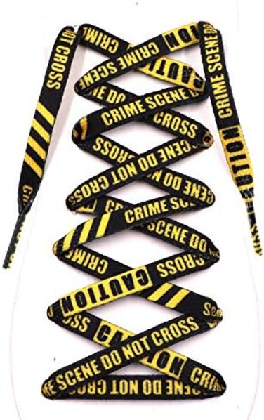 Teeoff Men's Flat Printed Shoelaces,Shoe Laces for Sneakers, Designer Fun Shoestring
