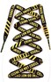 Teeoff Men's Flat Printed Shoelaces,Shoe Laces for Sneakers, Designer Fun Shoestring