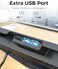 AICHESON Laptop Cooling Pad 5 Fans Up to 17.3 Inch Heavy Notebook Cooler, Blue LED Lights, 2 USB Ports, S035
