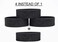 STEPHAN AND THEODORE Money Bands (Set of 4- Minimalist Wallet - Slim Card Holder - Silicone Bands - Wallet Alternative