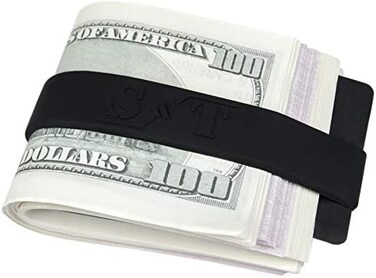 STEPHAN AND THEODORE Money Bands (Set of 4- Minimalist Wallet - Slim Card Holder - Silicone Bands - Wallet Alternative
