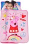 Peppa Pig I'm Just So Happy Toddler Nap-Mat - Includes Pillow and Fleece Blanket &ndash; Great for Girls or Boys Napping during Daycare or Preschool - Fits Toddlers