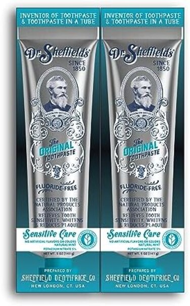 Dr. Sheffield's Dr. Sheffield Certified All Natural Toothpaste - FOR SENSITIVE TEETH - 150ml