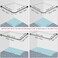 SIKAIQI Stretchable 304 Stainless L Shaped Bathroom Bathtub Corner Shower Curtain Rod Rack (Black :60-133 x 60-133 cm