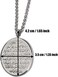 ZKDC Islam AYATUL KURSI stainless steel 60 cm chain necklace muslim Allah jewelry