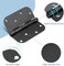 KNOBWELL 4" X 4"in Straight Square Corner 5/8 Round Radius Exterior Door Hinge Oil Rubbed Bronze 3 Pack LJ-DH0404-ORB-3pack