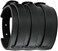 Eigso Unisex Spike Studded Rock Punk Biker Wide Strap Leather Wrist Band Bracelet Gothic Rivet Buckle Wristband Black