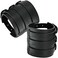 Eigso Unisex Spike Studded Rock Punk Biker Wide Strap Leather Wrist Band Bracelet Gothic Rivet Buckle Wristband Black