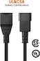 CableCreation [10-Pack] 1 Foot 18AWG Standard Computer Power Adapter Cord NEMA 5-15R Receptacle to IEC320 C14 0.3M/Black