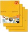 ShamWow The Original - Super Absorbent Multi-Purpose Cleaning Shammy Chamois Towel Cloth - Holds 10X its Weight in Liquid - Machine Washable - Will Not Scratch (4 Pack, Large Orange