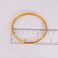 MILAKOO Womens Gold Stainless Steel Bracelet 8MM Plain Polished Finish Oval Bangle 6.7