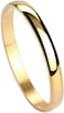 MILAKOO Womens Gold Stainless Steel Bracelet 8MM Plain Polished Finish Oval Bangle 6.7