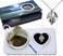 Pearlina Dragon Cultured Pearl in Oyster Necklace Set Silver Tone Cage w/Stainless Steel Chain 18