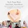 Milaya Beauty Professional Large Silicone Heat Resistant Styling Station Mat for Hair Irons, Curling Iron, Straightener Pad, Flat Iron, Tools Appliances, Dryer Salon Tools Stylist (Rose Gold