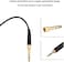 Zerone Coiled Audio Cable for Beyerdynamic DT 770/770PRO/990/990PRO Headphones, Coiled Headphone Cable 3.5MM Audio Cable Replacement for Earphones with 6.5MM Plug