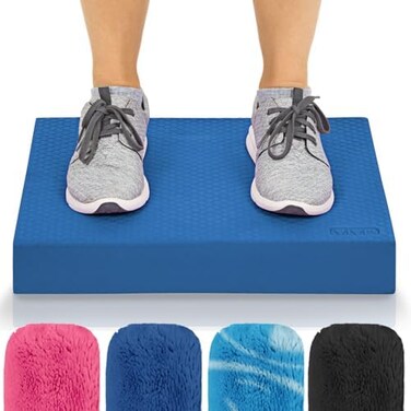 VIVE Balance Pad Foam Large Yoga Mat Trainer For Physical Therapy Stability Workout Knee And Ankle Exercise Strength Training Rehab Chair Cushion For Adults Kids And Travel