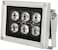 EVERSECU Infrared Illuminator, 850nm 6 LEDs 130 Feet 45 Degree Wide Angle IR Illuminator for Night Vision,Waterproof LED Infrared Light for CCTV Camera, Security Camera ?