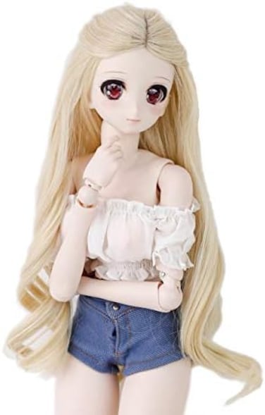 Linfairy (Blonde Wave- 20cm - 23cm 1/3 BJD Wig Doll Hair SD DZ DD DOD Wig (Blonde Wave