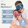 myhalos Gel Eye Mask -H M Hangover Mask- Reusable Cold Eye Mask with Adjustable Straps- Our Soothing Eye Gel Mask helps Puffy Eyes and Dark Circles- Our Eye Ice Pack Also Relieves Sinus PainHeadaches