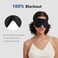 ALASKA BEAR Sleep Mask Memory Foam Contoured Eye Cups for Women and Men, Soft 3D Blackout Eye Mask for Sleeping No Pressure on Eyelids and Eyelashes Protection, Earplugs Set, Black