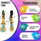 MODERN ART SUPPLIES A PRODUCT OF SMARTVISION CO Chalk and Wax Paint Brush Furniture Set- Painting or Waxing - Milk Paint - Dark or Clear Soft Wax - Home Decor Cabinets Stencils Woods - Natural Bristle