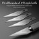 Nicpro 120 PCS Hobby Blades Set SK-5, Utility Excel11 Art Blades Refill Cutting Tool with Storage Case for Craft, Hobby, Scrapbooking, Stencil