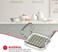 Home Basics Stainless Steel French Fry Cutter, SilverHand Cut Potatoes for French FriesCut VeggiesDurable Cutter