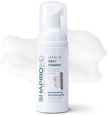 Shapiro MD Leave-In Daily Foam - Triple Action Hair Therapy Formula - Thicker, Fuller, and Healthier Hair (1 Month Supply