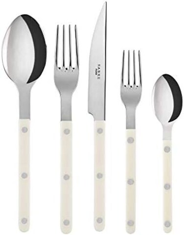 Sabre Flatware Bistrot Stainless Steel Ivory 5pcs Service for 4 (20 pieces