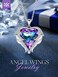 CDE Angel Wings Necklaces for Women, Love Heart Silver Tone/Gold Tone Pendant with Birthstone, Wedding Anniversary，Christmas, Valentine's/Mother's Day or Birthday Jewelry Gifts for Mom Wife Girlfriend