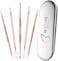 TAYTHI Blackhead Remover Tool, Pimple Popper Tool Kit, Blackhead Extractor Tool for Face, Extractor Tool for Comedone Zit Acne Whitehead Blemish, Stainless Steel Extraction Tools