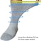 W WELL KNITTING Well Knitting Loose Men's Diabetic Crew Socks,Non-Binding Top,Seamless Toe,Semi Cushion,Breathable Soft Coolmax Socks 4 Pairs