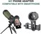 Gosky 20-60 X 80 Porro Prism Spotting Scope- Waterproof Scope for Bird watching Target Shooting Archery Range Outdoor Activities (20-60x80 ScopePhone MountSLR Mount for Canon