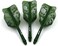 CUESOUL Integrated Dart Shaft and Flights Green with Pattern Design