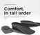 Mendez Insole Design Inc. Premium Height Increase - and Ergonomics, Shoe Lifts for MenWomen (size 7-12, Heel Lifts for Shoes, Elevator Shoe, Height Increasing, 1.5