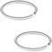 SCERRING 22G Stainless Steel Fake Nose Septum Hoop Rings Lip Helix Cartilage Tragus Ear Ring Piercing 6-10mm