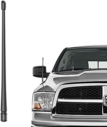 Rydonair Antenna Compatible with 1990-2023 Dodge Ram 1500 2500 350013 inches Rubber Antenna ReplacementDesigned for Optimized FM/AM Reception