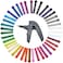 AinDen Ligature Tie Gun and ligature tie Dental orthodontic ligation gun And Dental Orthodontic Ligature Ties (Multi-color1040pcs