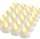 Homemory 24 Pack Waterproof Flameless Floating Tealights, Warm White Battery Flickering LED Tea Lights Candles - Wedding, Party, Centerpiece, PoolSPA