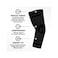 POWERLIX Elbow Brace Compression Support (Pair- Elbow Sleeve for Tendonitis, Tennis Elbow Brace and Golfers Elbow Treatment, Arthritis, Workouts, Weightlifting - Reduce Elbow Pain