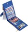 Travelambo Womens Wallet RFID Blocking Bifold Multi Card Case Wallet with Zipper Pocket, Blue Deep, one size, Minimalist