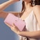 Travelambo Womens Wallet RFID Blocking Bifold Multi Card Case Wallet with Zipper Pocket, Pink Sakura, one size, Minimalist