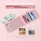 Travelambo Womens Wallet RFID Blocking Bifold Multi Card Case Wallet with Zipper Pocket, Pink Sakura, one size, Minimalist